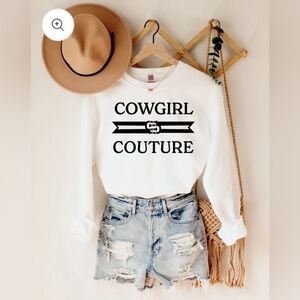 Western Cowgirl Couture Pullover Sweatshirt